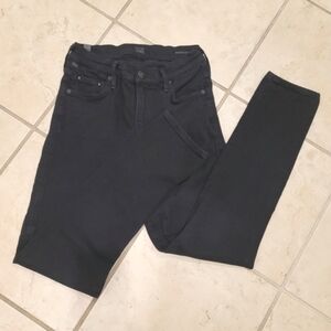 Citizens of Humanity size 27 Rocket Crop High-Rise Skinny dark black jeans